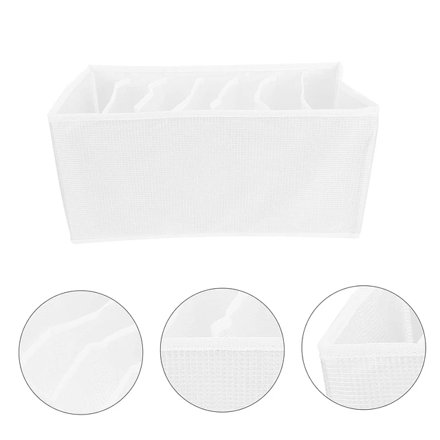 Caja de almacenamiento de tela dividida, plegable 