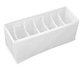 Caja de almacenamiento de tela dividida, plegable 