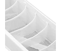 Caja de almacenamiento de tela dividida, plegable 
