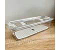 Organizador nevera acrílico para verduras y frutas con tapa 