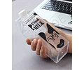 Botella organizador para nevera transparente 500ml