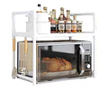 Estante organizador de almacenamiento para horno repisa