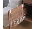 Canasta blanca organizadora para puerta