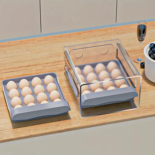 Organizador de huevos x32 - 2 niveles - Gris