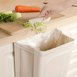 Bote de basura de cocina colgante plegable 