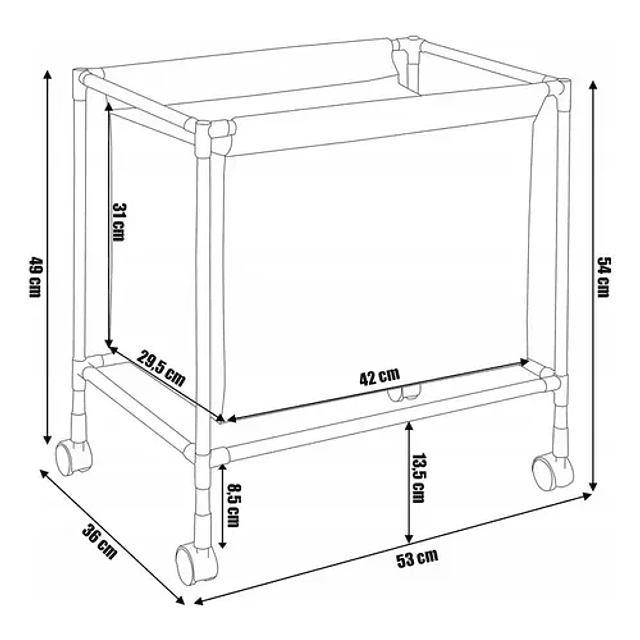 Cesta Ropa Sucia y juguetes Lavandería Organizador De Lavado
