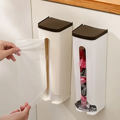 Dispensador de bolsas colgante  - Beige