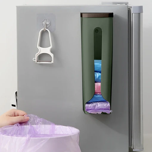 Dispensador de bolsas colgante  - Verde