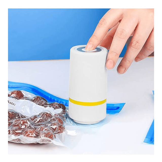 Bolsas de alimentos selladas al vacío x50 unidades reutilizables + bomba selladora
