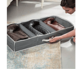 Organizador de ropa y zapatos bajo cama 