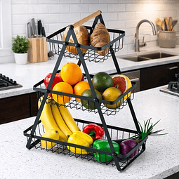 Organizador de frutas 3 niveles frutero