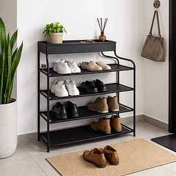 Organizador multifuncional rack recibidor zapatero 5 Niveles