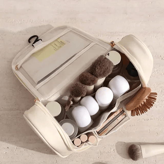 Cosmetiquera neceser para viaje organizador de maquillaje