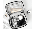 Cosmetiquera acolchada para viaje 