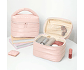Cosmetiquera acolchada para viaje 
