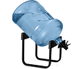 Soporte de botellón contenedor de agua con válvula dispensadora