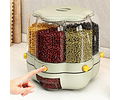 Dispensador De Granos Cereales Giratorio Cocina