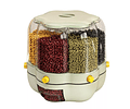 Dispensador De Granos Cereales Giratorio Cocina