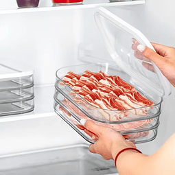 Organizador para refrigerador congelador para proteinas