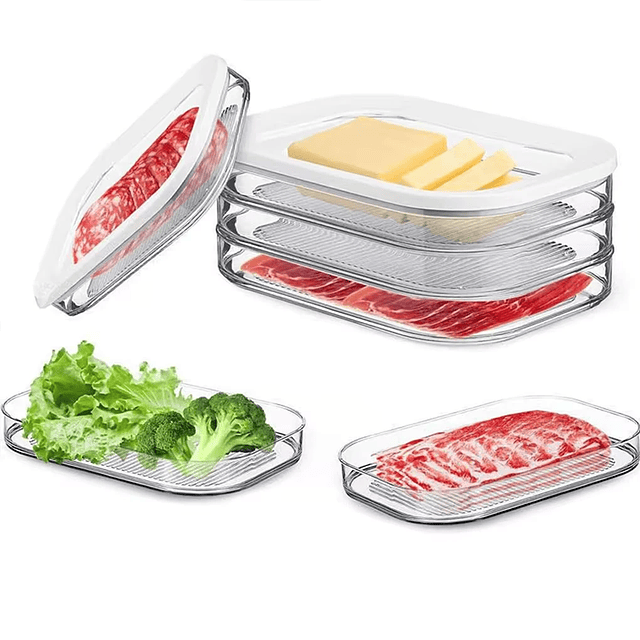 Organizador para refrigerador congelador para proteinas
