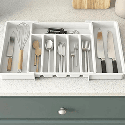 Organizador de Cubiertos Expandible para Cajón dé 9 compartimentos 