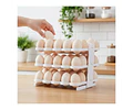 Organizador De Huevos 3 Niveles Plegable 60 huevos