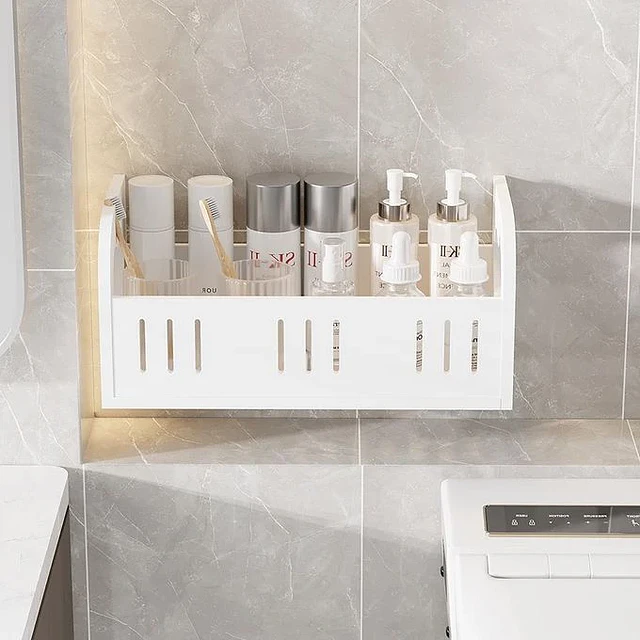 Organizador de almacenamiento en pared para cocina o baño