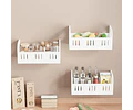 Organizador de almacenamiento en pared para cocina o baño