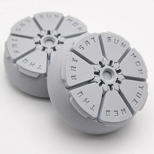 Organizador Semanal de Pastillas - Circular - Gris
