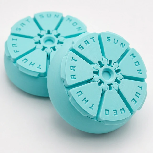 Organizador Semanal de Pastillas - Circular