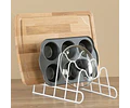 Organizador de tapas para cocina