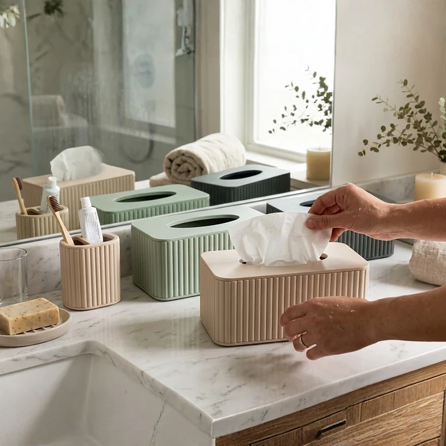 Organizador de pañuelos para sala 