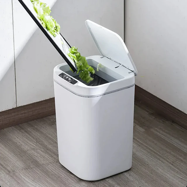 Caneca de basura con sensor inteligente