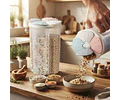 Contenedor Dispensador Granos Cereales Dividido X4 Puestos