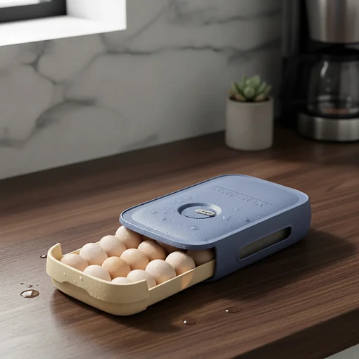 Organizador de Huevos tipo cajón nevera refrigerador