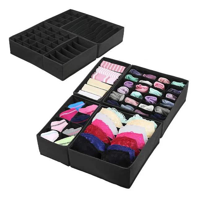 Kit organizador de cajones para ropa interior x4