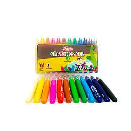 Estuche Crayones Gel 12 colores Artel