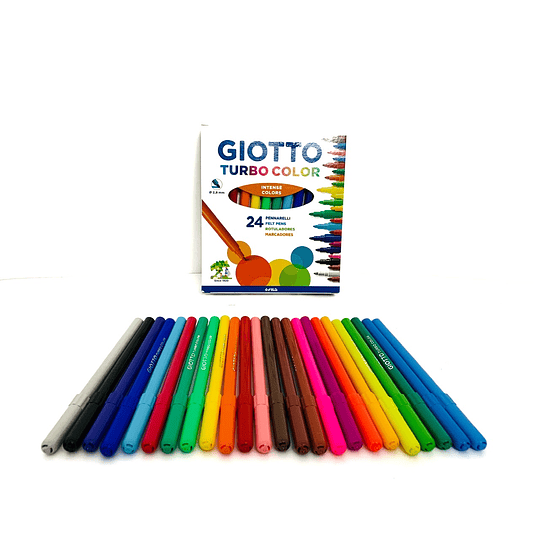 Lápices Escripto Turbo Color 24 colores Giotto 