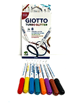 Marcadores Giotto Turbo Glitter 8 colores