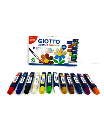 Acrílico Giotto 12 colores