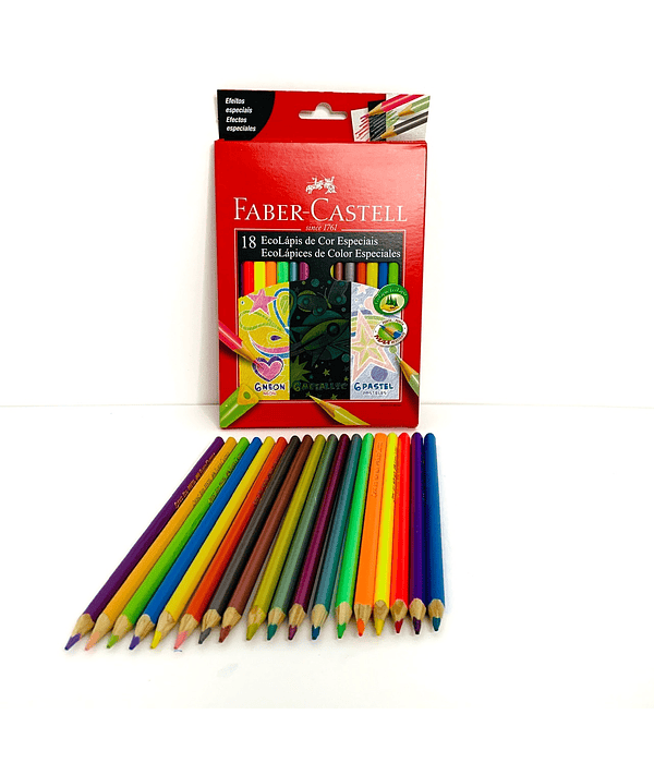 EcoLápices Colores Especiales Faber-Castell 18 colores