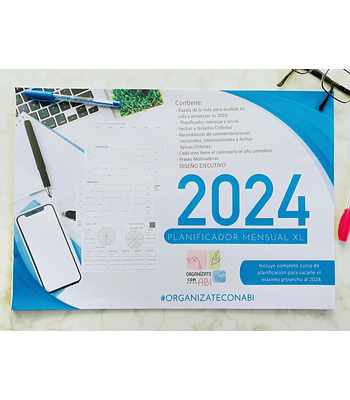 Planificador 2024 XL Encolado Ejecutivo