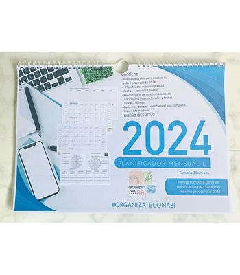 Planificador 2024 L Anillado Ejecutivo
