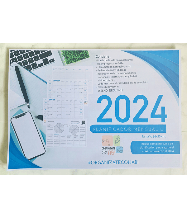 Planificador 2024 L Encolado Ejecutivo 2do Semestre 2024