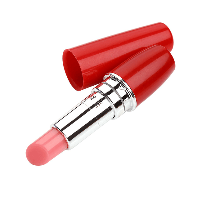 vibrador lapiz labial rojo