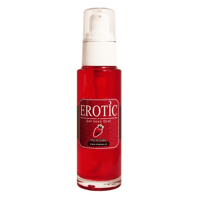 Gel comestible Erotic Frutilla 50ml.