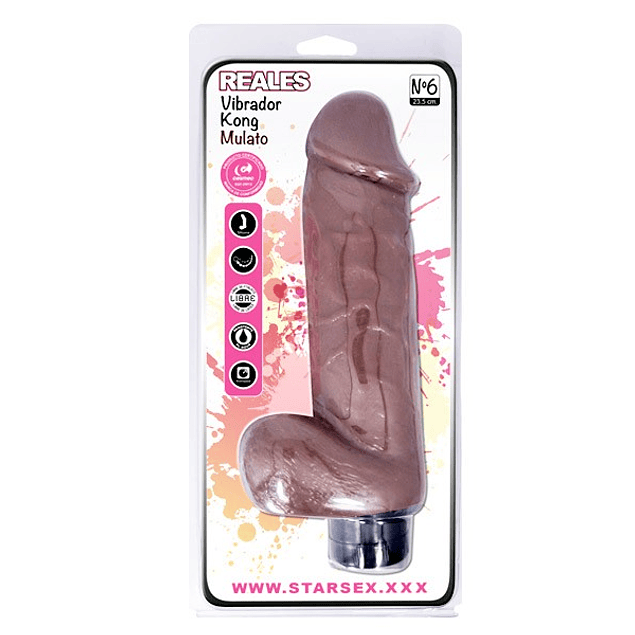 Vibrador Reales Kong Mulato N°6