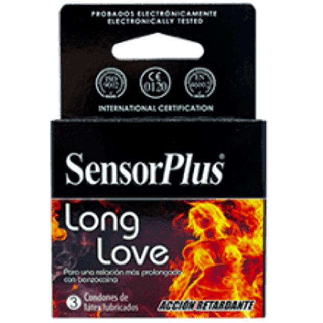 Preservativo Sensor Plus Long Love x3