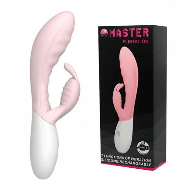 Vibrador Conejo Master Flirtation Recargable