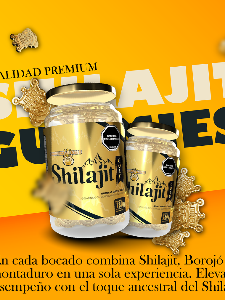X2 shilajit gold gomitas 1